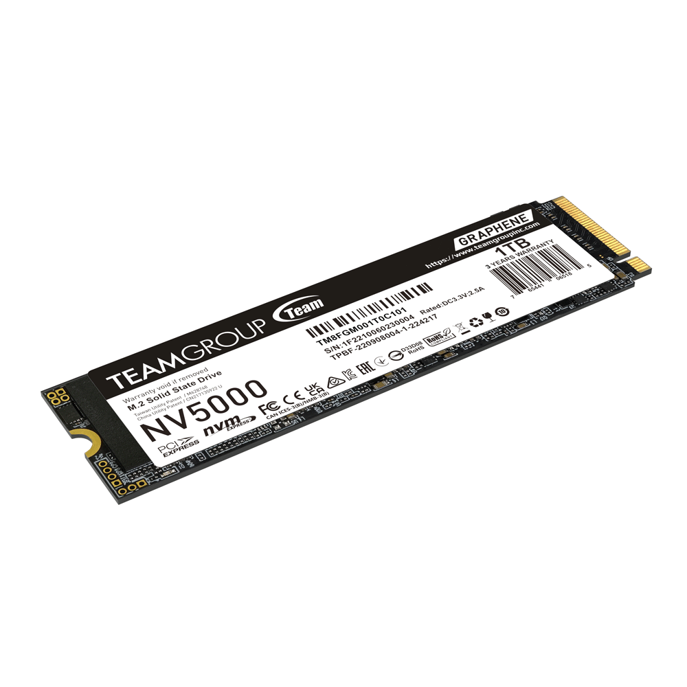 TEAM Team NV5000 SSD Internal M.2 2280 PCIe Gen4x4 with NVMe - 1TB Harga Rp 3.300.000 Toko Medan