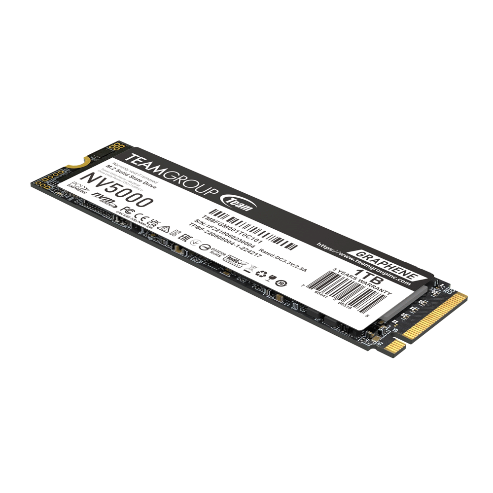 TEAM Team NV5000 SSD Internal M.2 2280 PCIe Gen4x4 with NVMe - 1TB Harga Rp 3.300.000 Toko Medan
