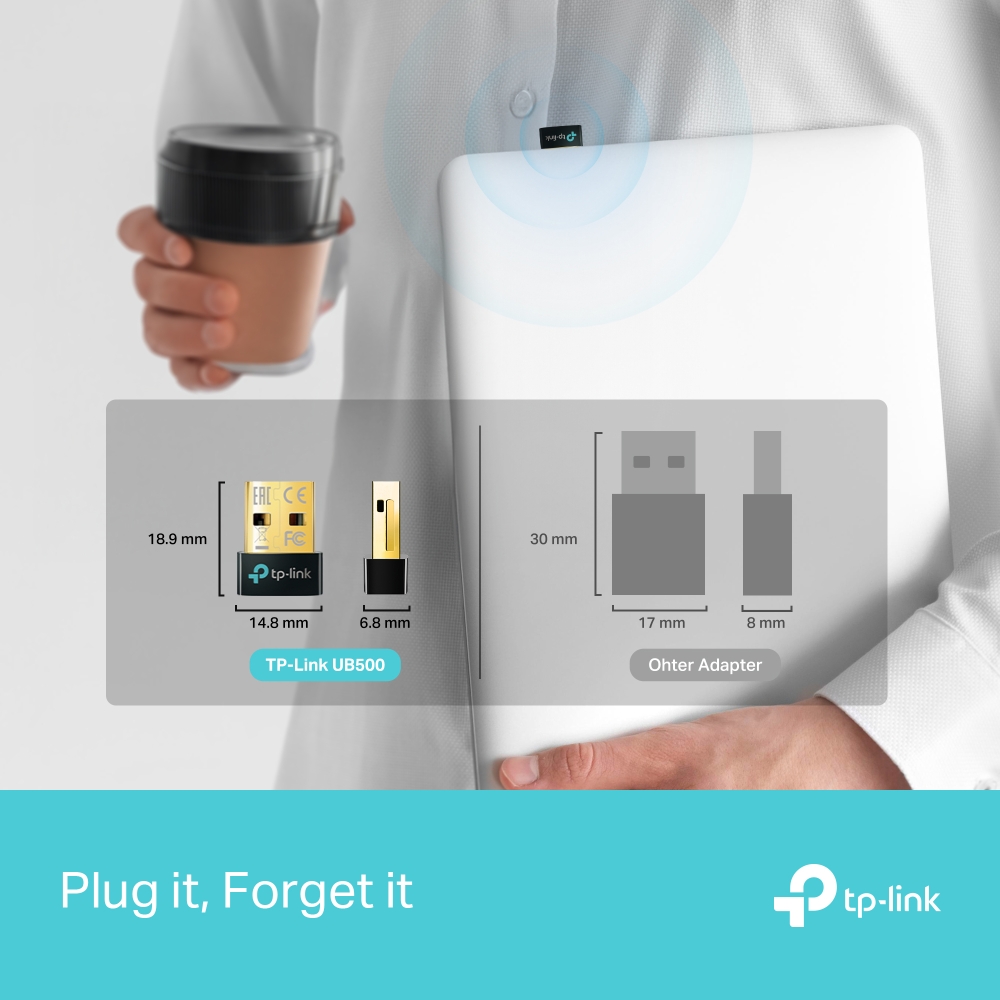 TP-Link TP-Link UB500 Bluetooth 5.3 Nano USB Adapter Blue Harga Rp 120.000 Toko Medan