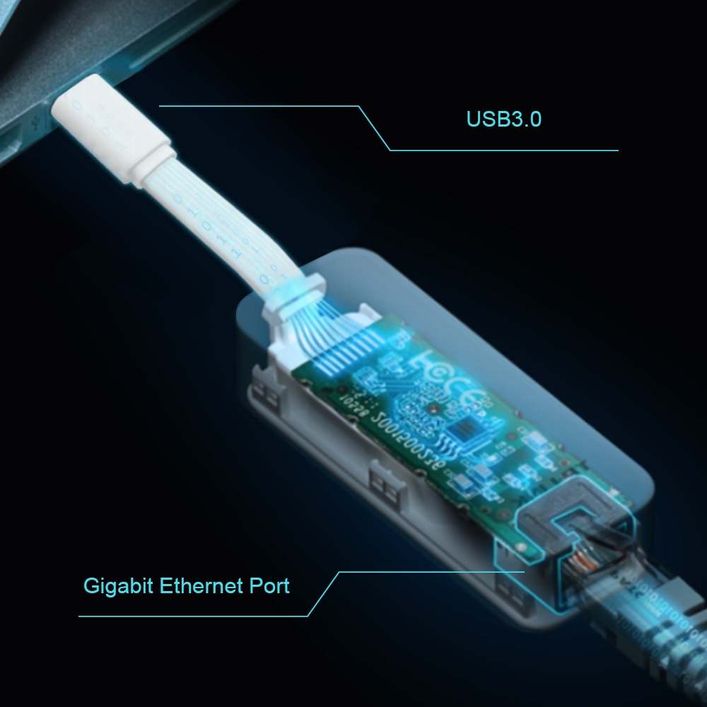 TP-Link TP-Link UE300C USB Type-C to RJ45 Gigabit Ethernet Network Adapter Harga Rp 200.000 Toko Medan