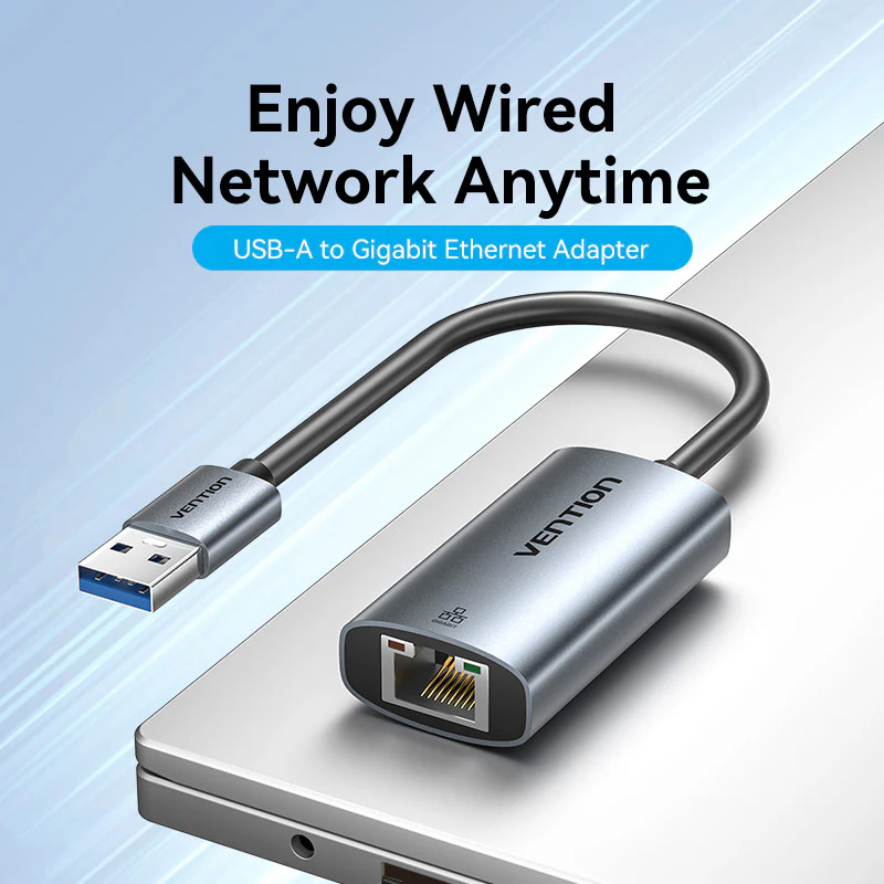 Vention Vention CEZ USB-A to Gigabit Ethernet Adapter Harga Rp 195.000 Toko Medan