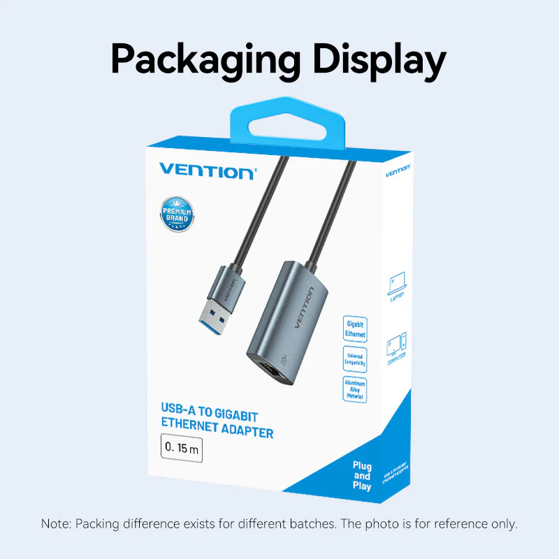 Vention Vention CEZ USB-A to Gigabit Ethernet Adapter Harga Rp 195.000 Toko Medan