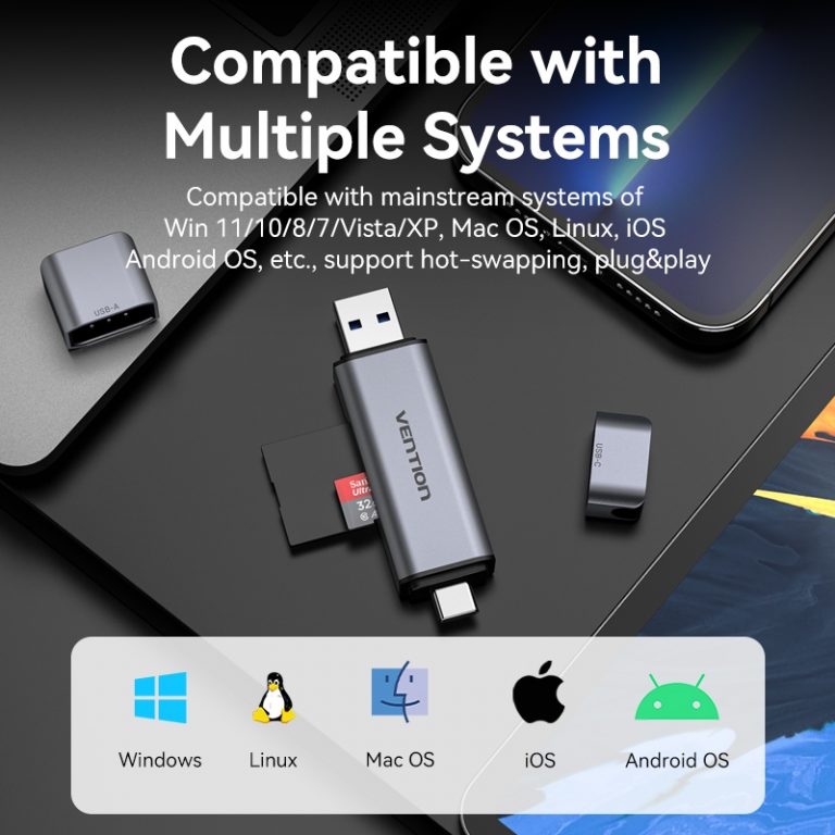 Vention Vention CLL Card Reader 2in1 OTG 3.0 High Speed Harga Rp 123.000 Toko Medan