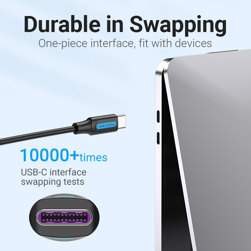 Vention Vention COT Kabel USB Type C to Type C 5A Fast Charging Harga Rp 65.000 Toko Medan