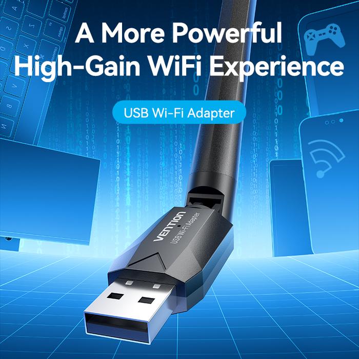 Vention KDU Wireless USB Adapter Dongle WiFi Dual Band Bluetooth Antena - vention-kdu-wireless-usb-adapter-dongle-wifi-dual-band-bluetooth-antena-1763698878-590.jpg