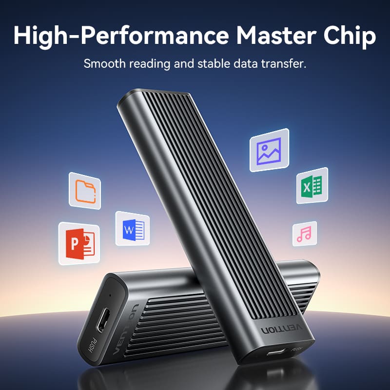 Vention Vention KPL SSD Enclosure USB-C to M.2 NVMe & SATA Harga Rp 310.000 Toko Medan