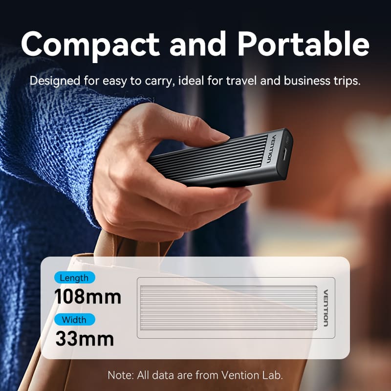Vention Vention KPL SSD Enclosure USB-C to M.2 NVMe & SATA Harga Rp 310.000 Toko Medan