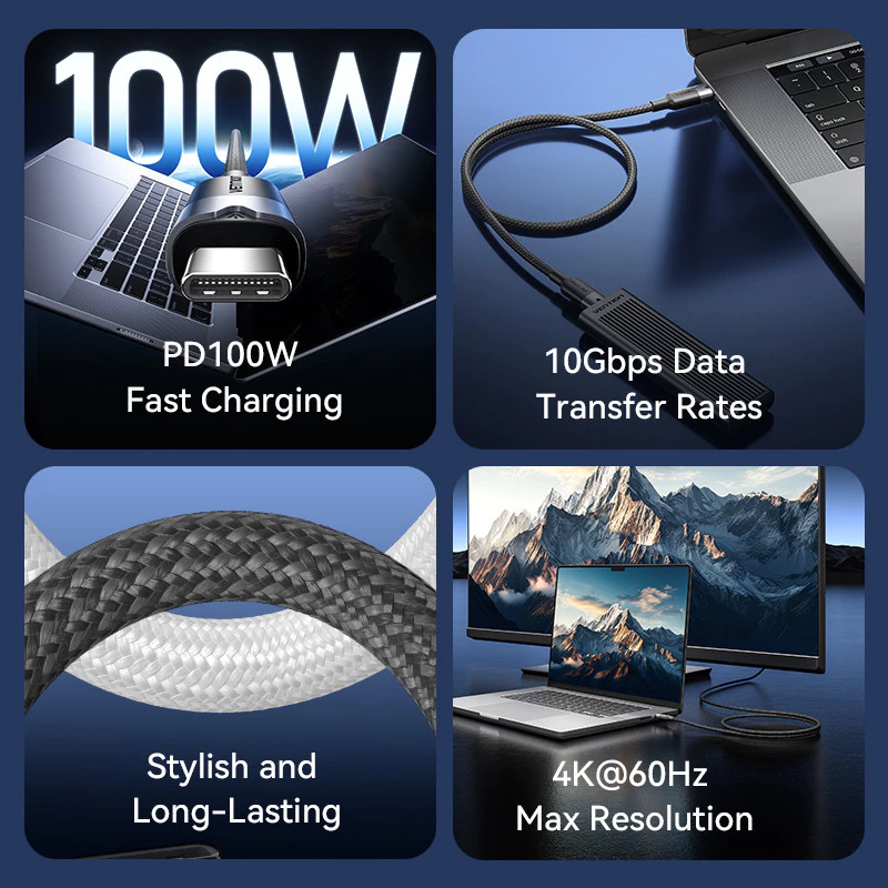 Vention Vention TRG Kabel USB 3.2 Gen2 Type C Male to C Male 5A 10Gbps Harga Rp 105.000 Toko Medan