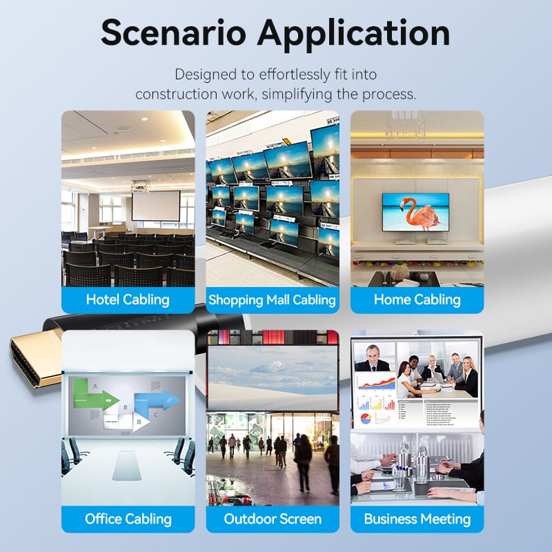 Vention Vention VAA-M02 Kabel HDMI Male to Male 2.0 4K Ultra HD Harga Rp 42.000 Toko Medan