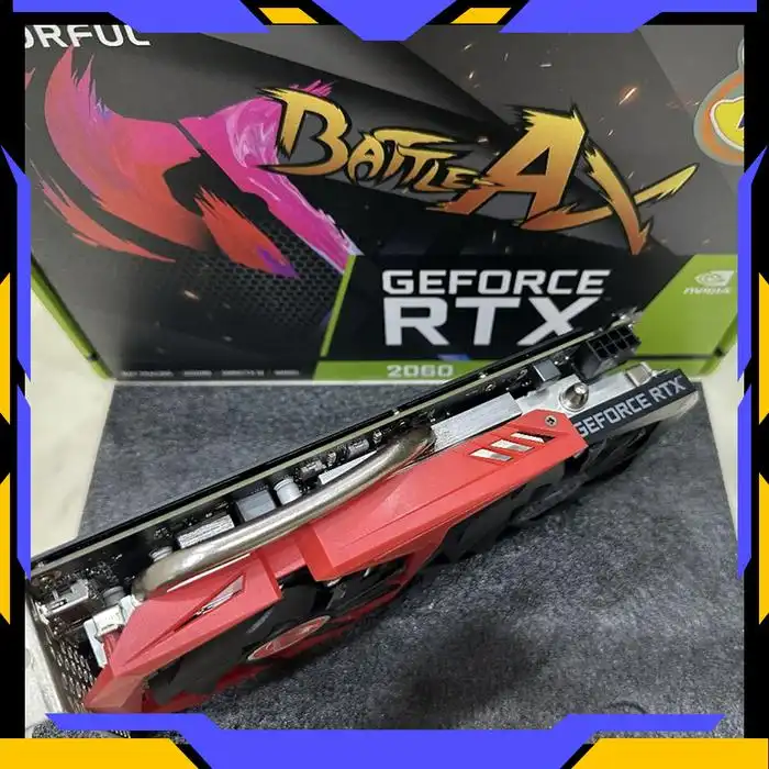 Colorful VGA COLORFUL GEFORCE RTX 2060 NB-V - BATTLE-AX 6GB GDDR6 LIKE NEW Harga Rp 2.900.000 Toko Medan