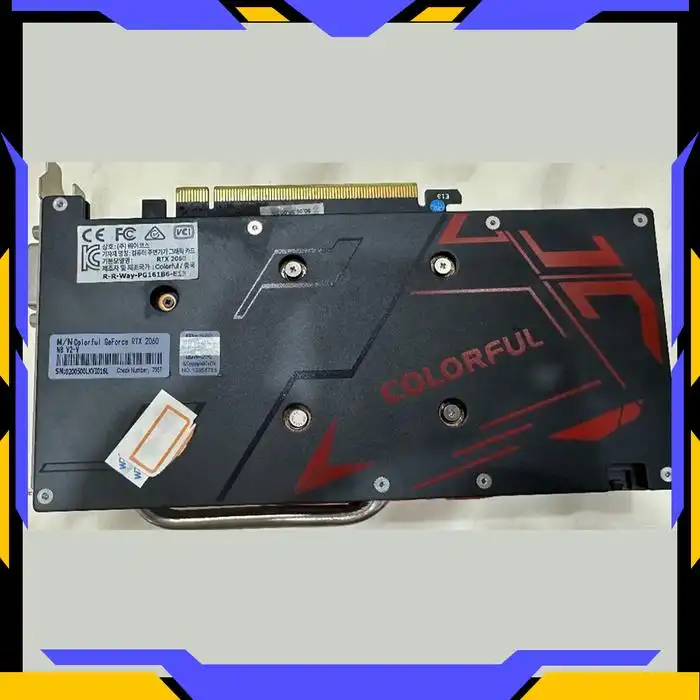Colorful VGA COLORFUL GEFORCE RTX 2060 V2-V BATTLE-AX 6GB GDDR6 LIKE NEW Harga Rp 3.400.000 Toko Medan