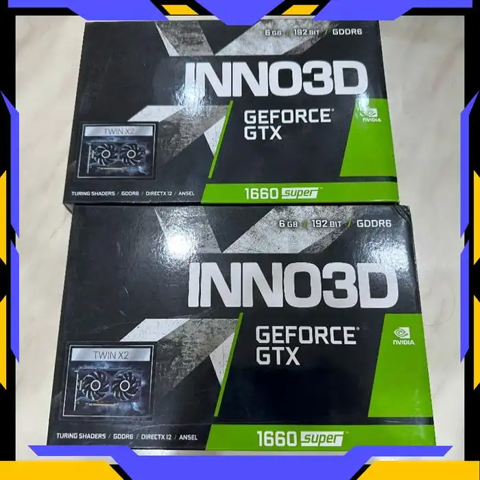 INNO3D VGA INNO3D GTX 1660s SUPER TWIN 6GB 192 BIT GDDR6 Nvidia Geforce LIKE NEW Harga Rp 2.650.000 Toko Medan