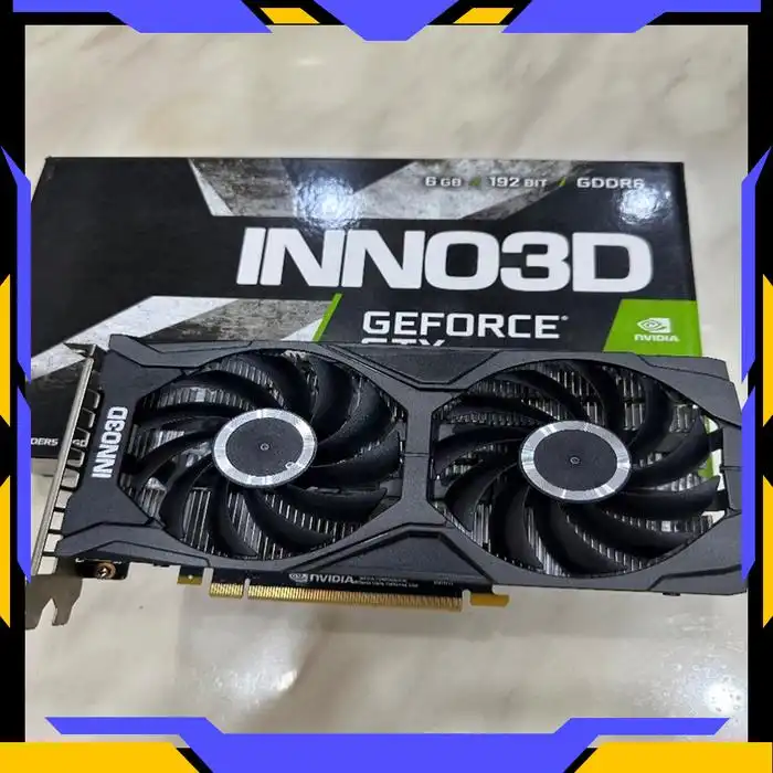 INNO3D VGA INNO3D RTX 2060 TWIN X2 192 BIT 6GB GDDR6 Nvidia Geforce LIKE NEW Harga Rp 2.950.000 Toko Medan