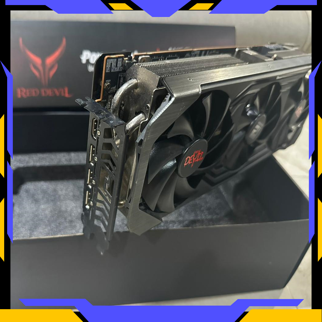 PowerColor VGA POWERCOLOR AMD RADEON RX 6800XT 16GB DDR6 - 3 FAN LIKE NEW Harga Rp 6.100.000 Toko Medan
