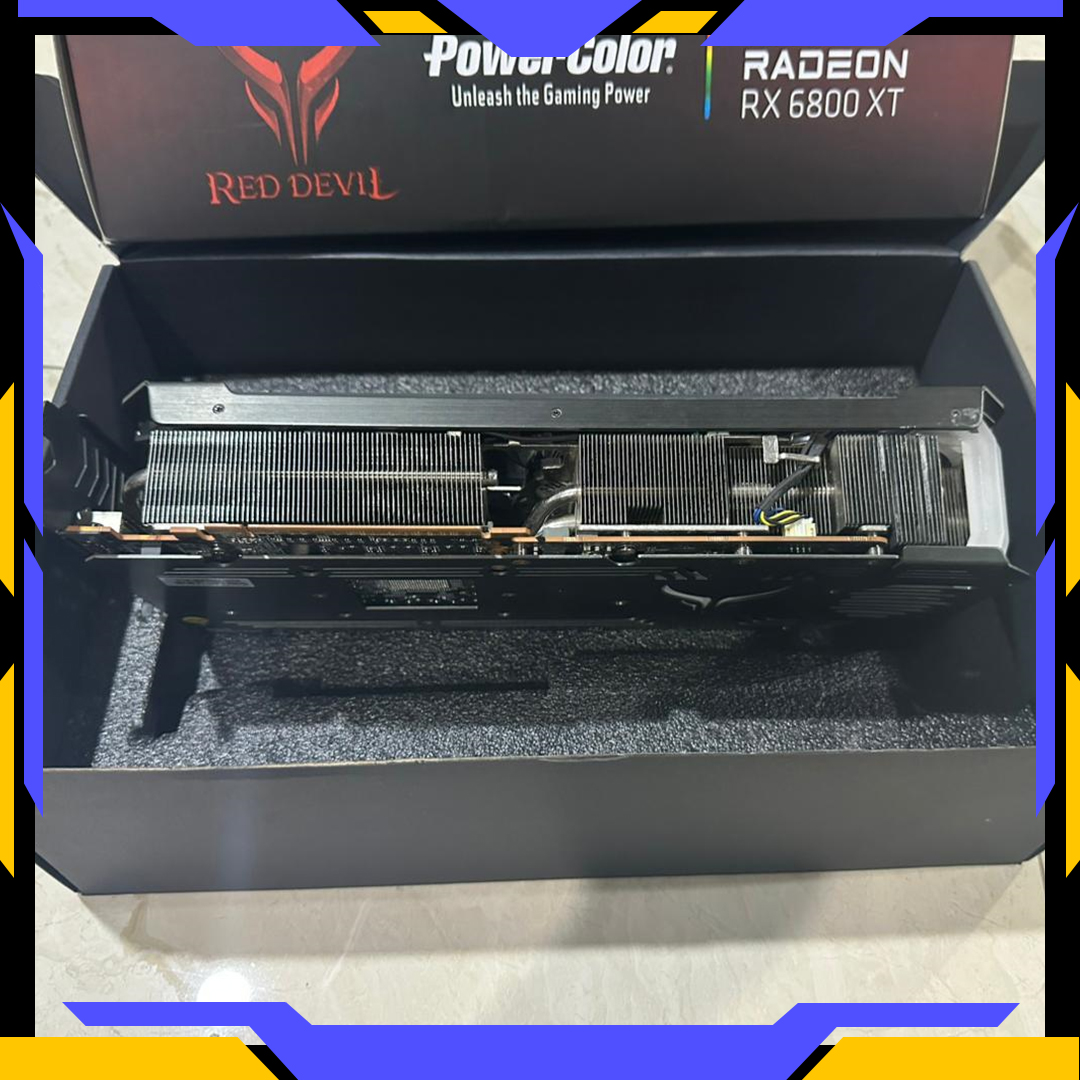 PowerColor VGA POWERCOLOR AMD RADEON RX 6800XT 16GB DDR6 - 3 FAN LIKE NEW Harga Rp 6.100.000 Toko Medan