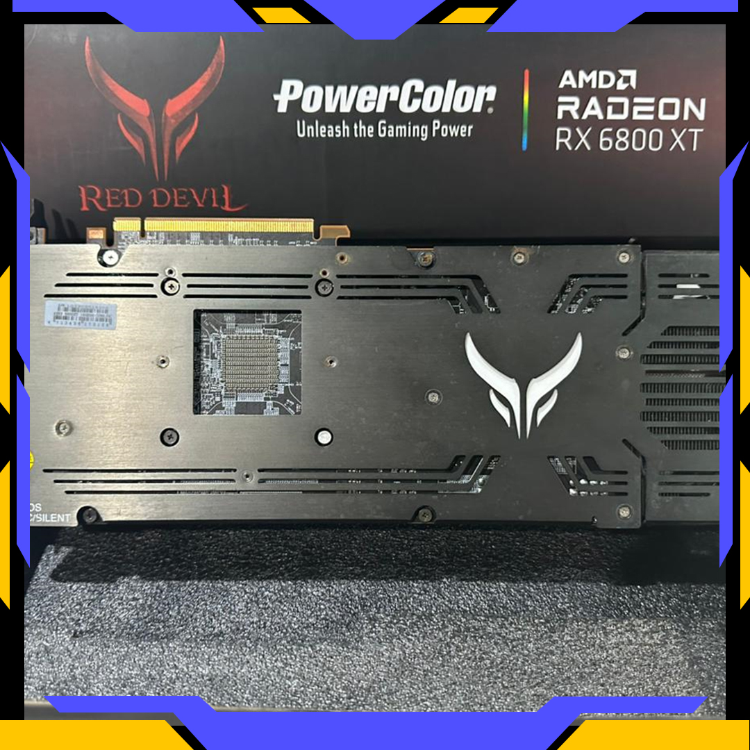 PowerColor VGA POWERCOLOR AMD RADEON RX 6800XT 16GB DDR6 - 3 FAN LIKE NEW Harga Rp 6.100.000 Toko Medan