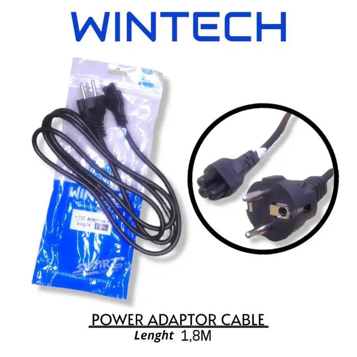 Wintech Kabel Power For Notebook 1.8M - wintech-kabel-power-for-notebook-18m-1759244522-661.webp