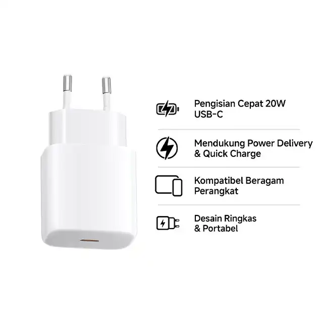 Xiaomi Xiaomi 20W Fast Charging Power Adapter Type-C Harga Rp 120.000 Toko Medan