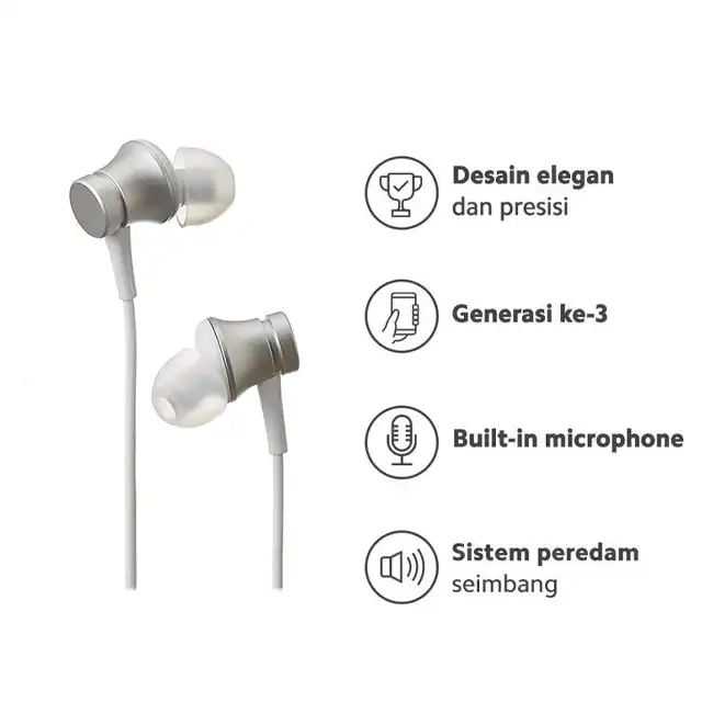 Xiaomi Xiaomi Mi In-Ear Headphones Basic Harga Rp 90.000 Toko Medan