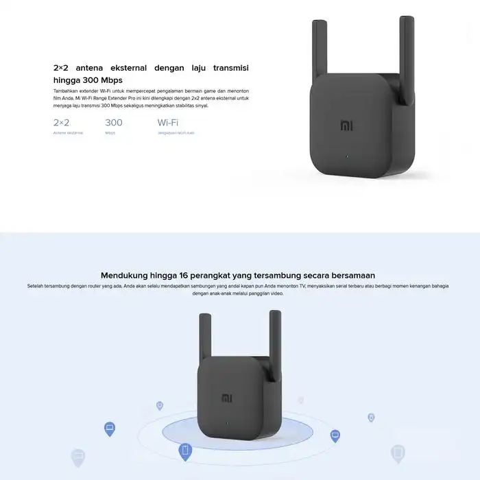 Xiaomi Xiaomi Mi Wi-Fi Range Extender Pro Harga Rp 190.000 Toko Medan