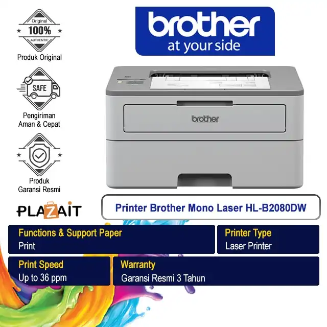 Printer Brother Mono Laser HL-B2080DW