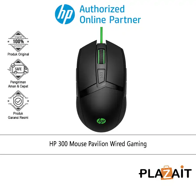 HP 300 Mouse Pavilion Wired Gaming