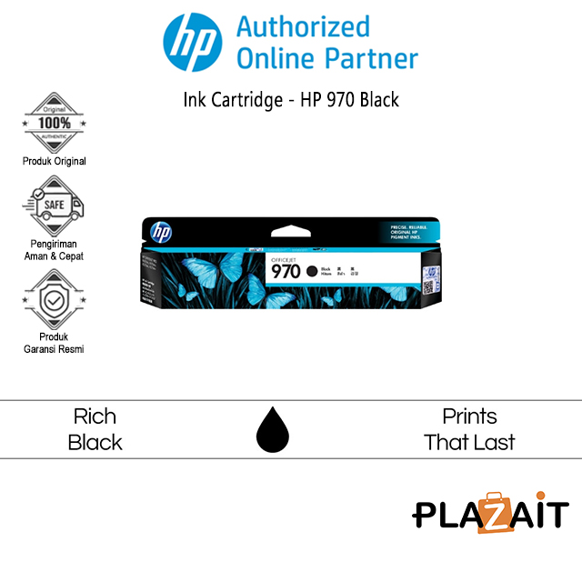 HP 970 Original Ink Cartridge Black