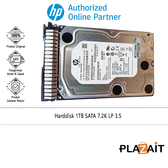 HPE Harddisk 1TB SATA 7.2K LP 3.5 (657749-001)