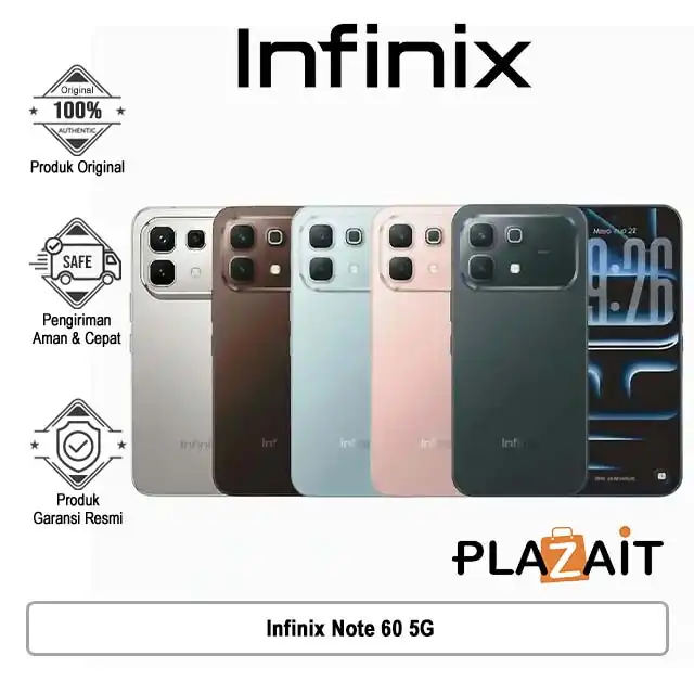 Infinix Note 60 5G 8GB/256GB - Garansi Resmi