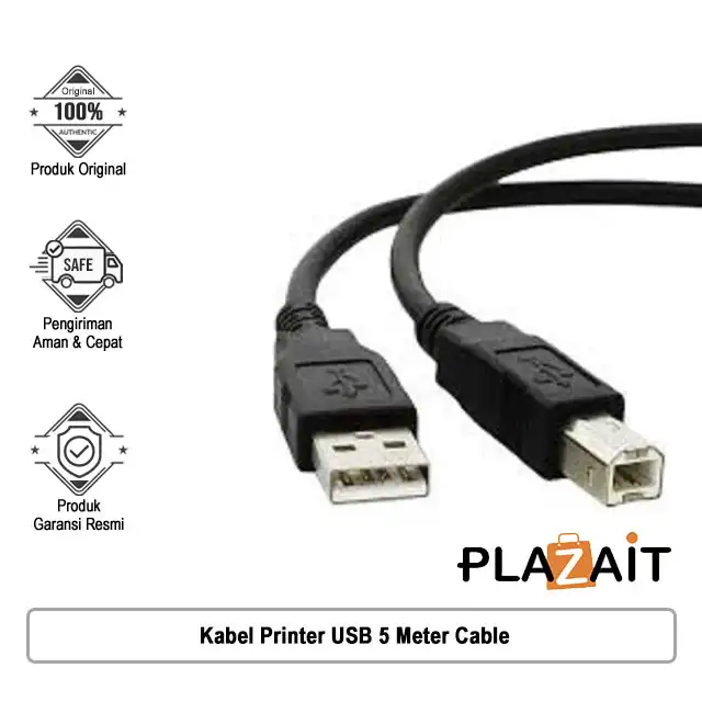 Kabel Printer USB 5 Meter Cable