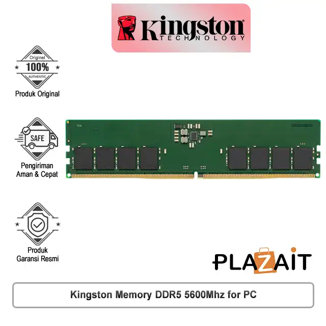 Kingston Memory DDR5 5600Mhz for PC - 16GB