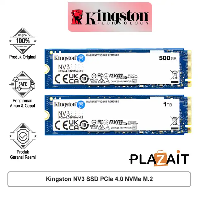 Kingston SSD Internal NV3 PCIe 4.0 NVMe M.2
