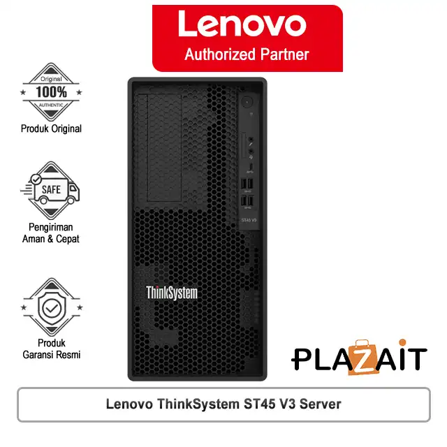Lenovo ThinkSystem ST45 V3 AMD EPIC 4124P 16GB 2TB HDD AMD PRO 665 Server 3Y