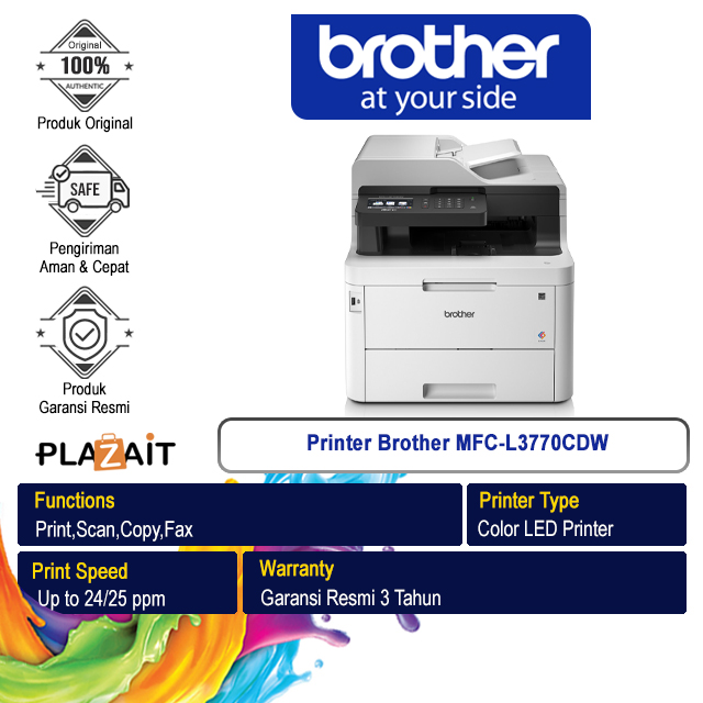 Printer Brother Color Laser Multifunction MFC-L3770CDW
