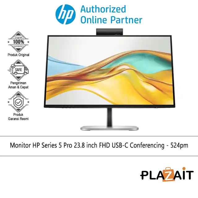 Monitor HP Series 5 Pro 23.8 inch FHD USB-C Conferencing - 524pm