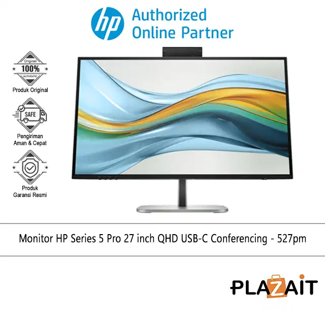 Monitor HP Series 5 Pro 27 inch QHD USB-C Conferencing - 527pm