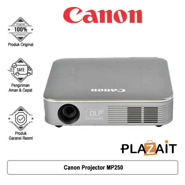 Canon Projector MP250 Portable Mini WVGA 250 Lumens