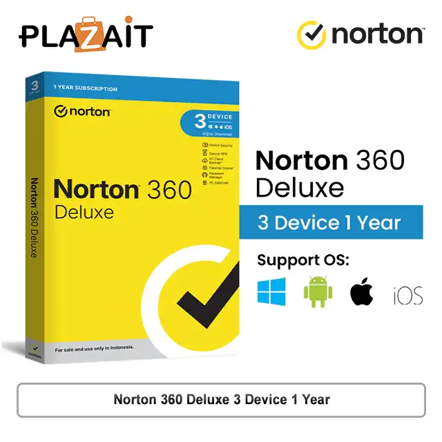 Norton 360 Deluxe 3 Device 1 Year