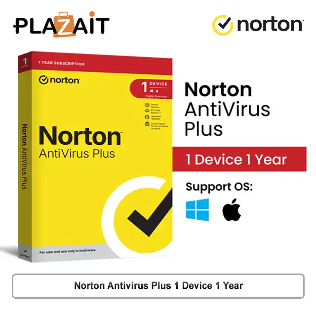 Norton Antivirus Plus 1 Device 1 Year (Non VPN)