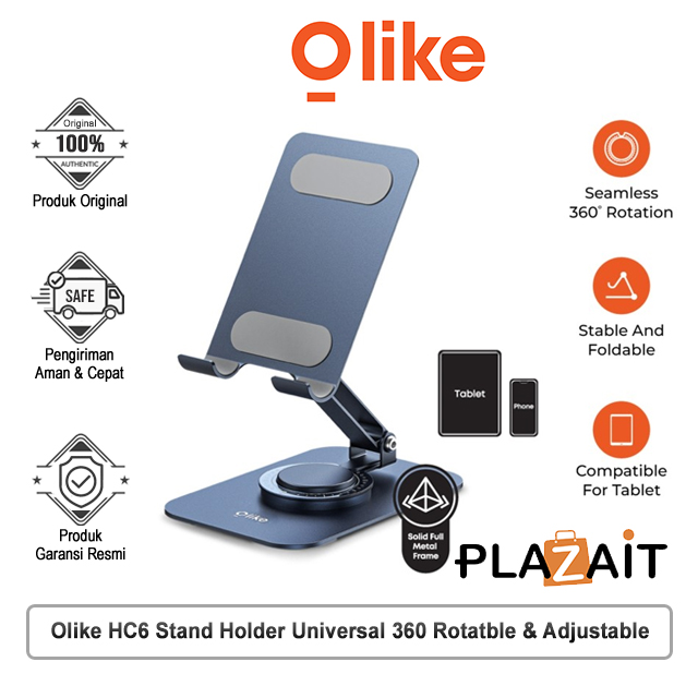 Olike HC6 Stand Holder Universal 360 Rotatble & Adjustable Height Phone For Tablet & Smart Phone