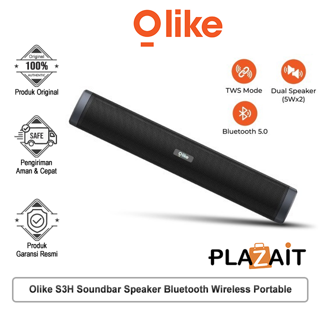 Olike S3H Soundbar Speaker Bluetooth Wireless Portable Mini Home Theater