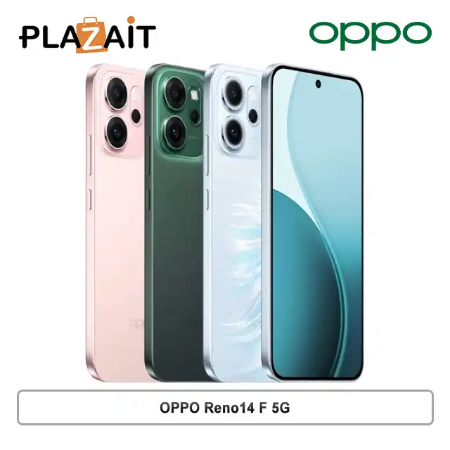OPPO Reno14 F 5G 8/256GB | 12/256GB | 12/512GB - Garansi Resmi