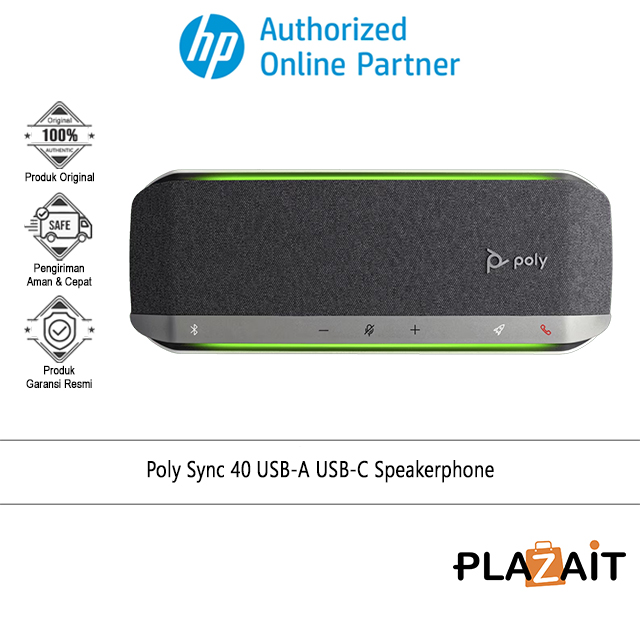 Poly Sync 40 USB-A USB-C Speakerphone
