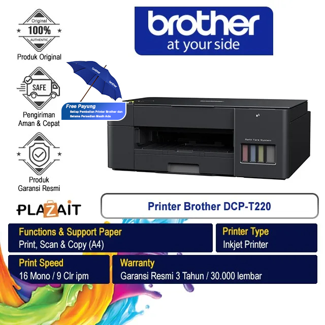 Printer Brother DCP-T220 Print - Scan - Copy