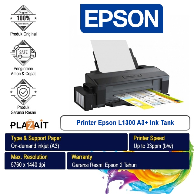 Printer Epson L1300 A3+ Ink Tank Print Only
