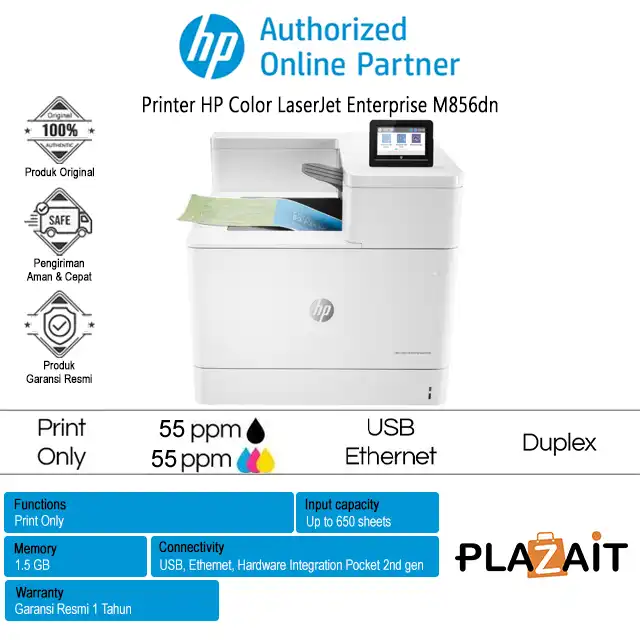 Printer HP Color LaserJet Enterprise M856dn