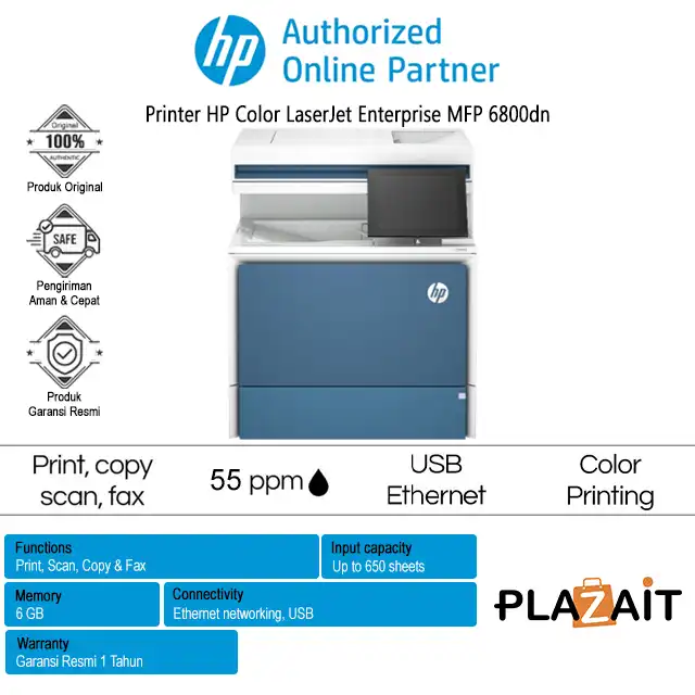 Printer HP Color LaserJet Enterprise MFP 6800dn