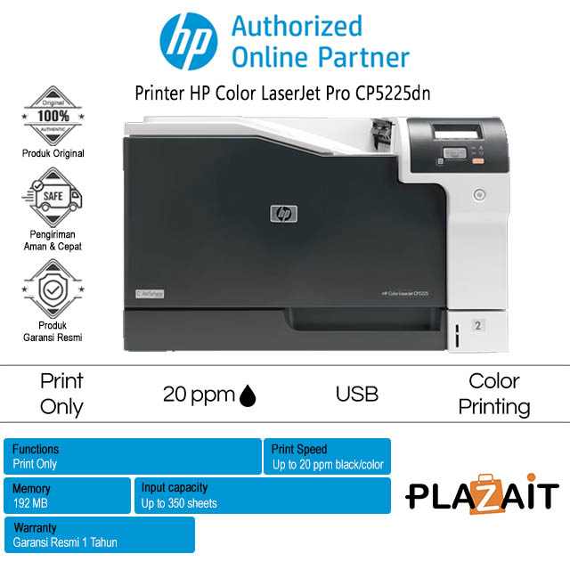Printer HP Color LaserJet Pro CP5225dn