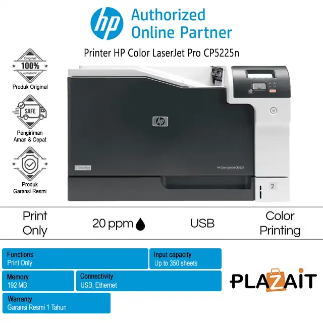 Printer HP Color LaserJet Pro CP5225n