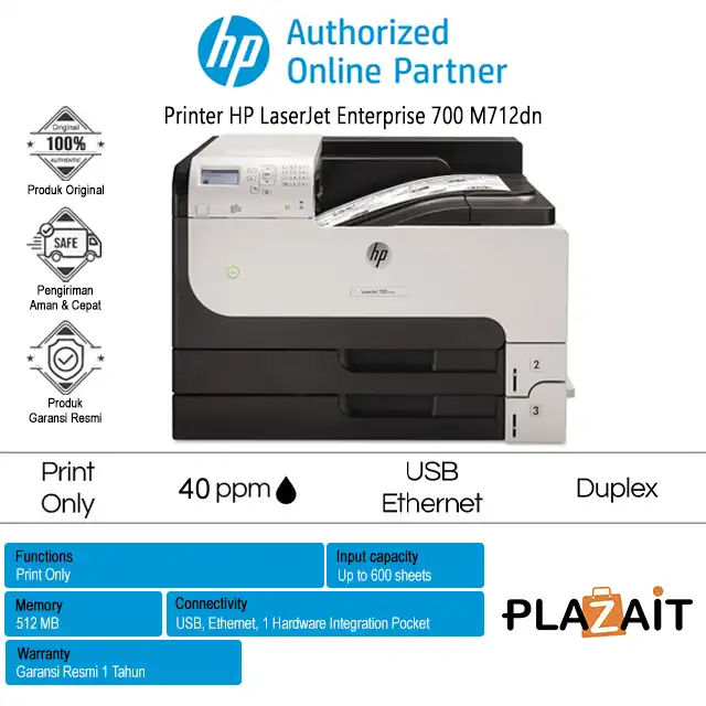 Printer HP LaserJet Enterprise 700 M712dn